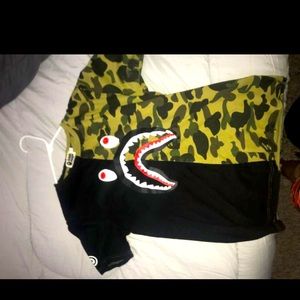 a bathing ape tee shirt
